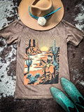 Western Way Graphic Tee - Mocha - Apparel - Bronco Western Supply Co. - Bronco Western Supply Co.