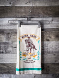 Work Hard - Kitchen Towel - Gift Items - Primitives by Kathy - Bronco Western Supply Co.