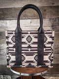 Wrangler Southwestern Print Small Canvas Tote/Crossbody - Black - Purses & Wallets - Wrangler - Bronco Western Supply Co.