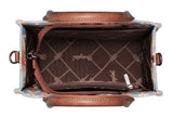 Wrangler Southwestern Print Small Canvas Tote/Crossbody - Brown - Purses & Wallets - Wrangler - Bronco Western Supply Co.