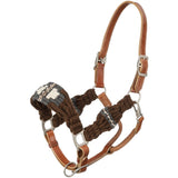 Wylie Wool String Leather Halter - Halters & Leads - Tough 1 - Bronco Western Supply Co.